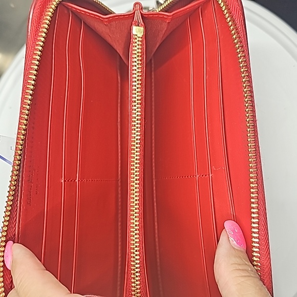 SALVATORE FERRAGAMO  RAINBOW ZIPPER LONG WALLET - Picture 6 of 8